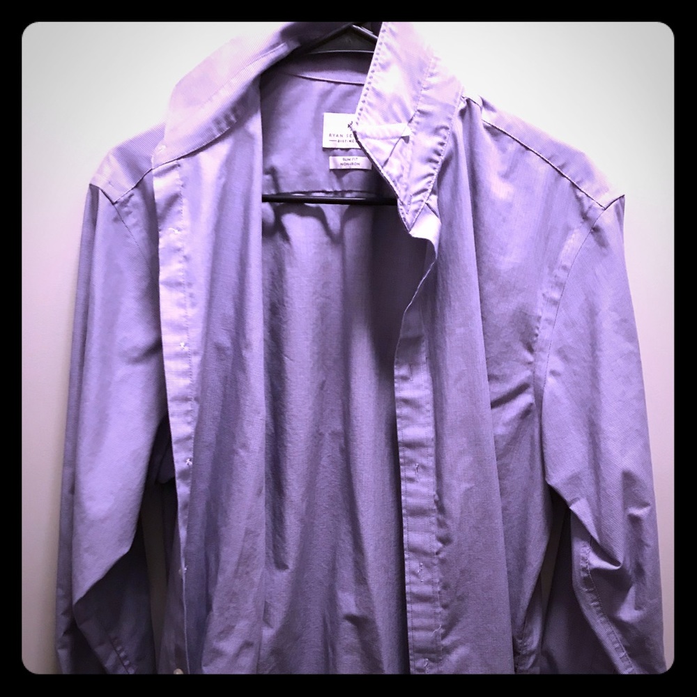Purple Button down dress shirt